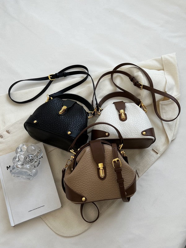 Women's Contrast Color Portable Shell Korean Style High-grade Bags