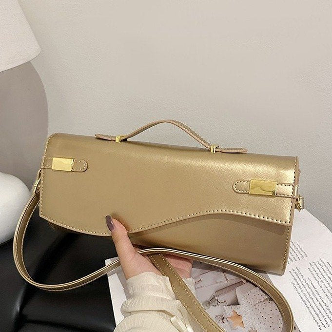 Women's Portable High-grade Fashion Retro Baguette Women's Messenger Bag