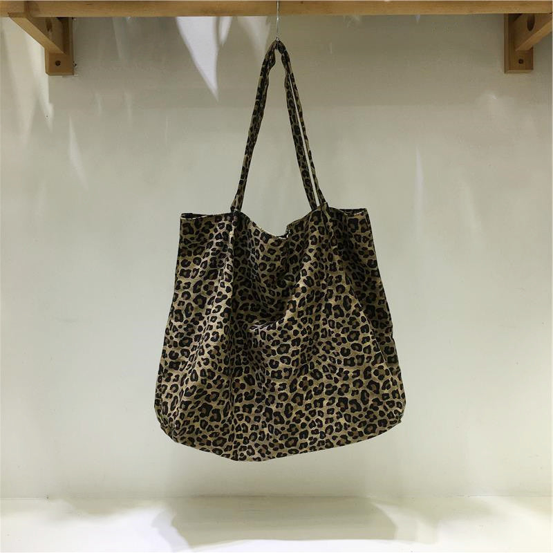 Cabinet Summer Korean Style Dot Large Capacity Leopard Print Versatile Women's Shoulder Bag