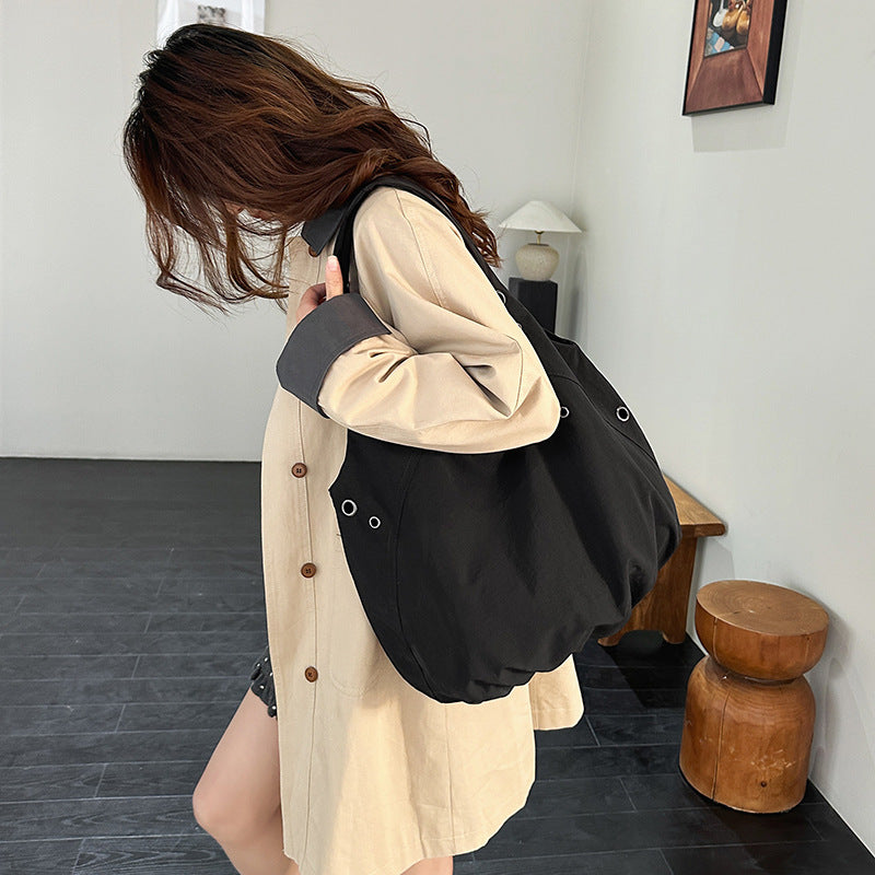 Advanced Texture Style Large Capacity Lightweight Nylon Tote Bags