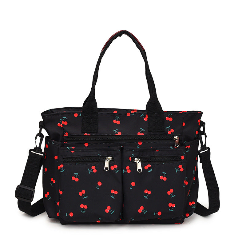 Fashion Printed Cherry Large Capacity Female For Women's Shoulder Bag