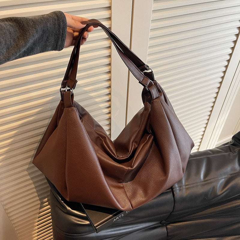 Women's High Sense Idle Style Wandering Dumpling Large Capacity Women's Shoulder Bag
