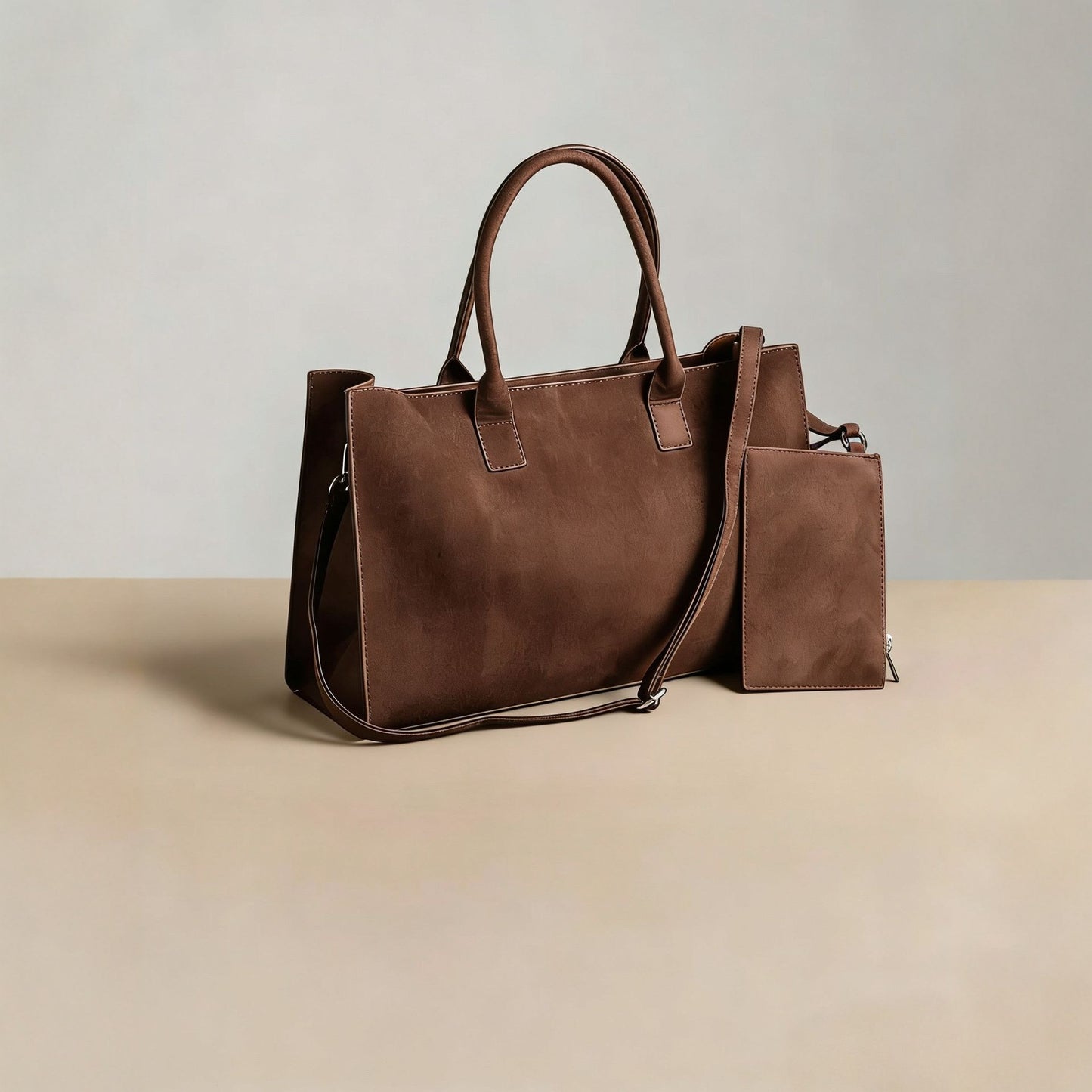 Women's Retro Large Capacity Suede Commuter Fashion Bags