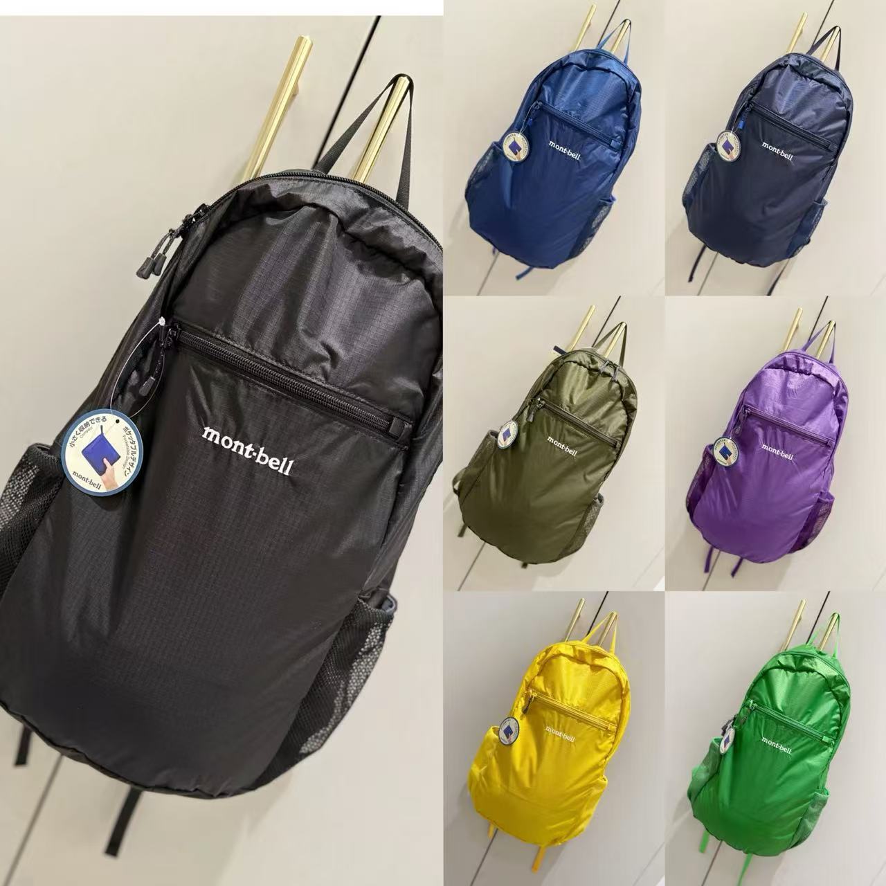 Women's & Men's Lightweight Nylon Hiking Leisure Backpack