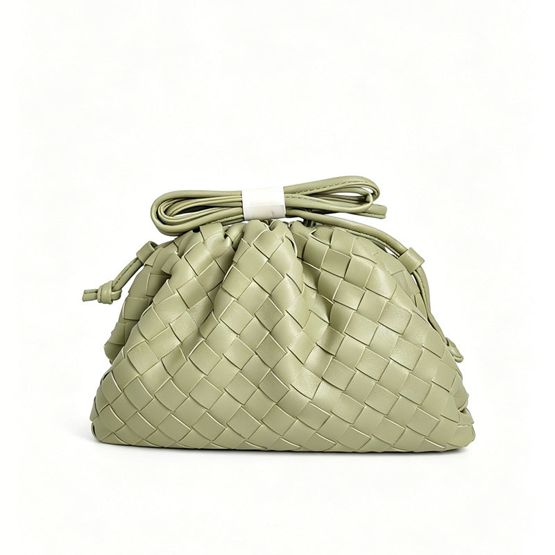 Women's Woven Cloud Dumpling Popular Fashion Clutch Women's Shoulder Bag