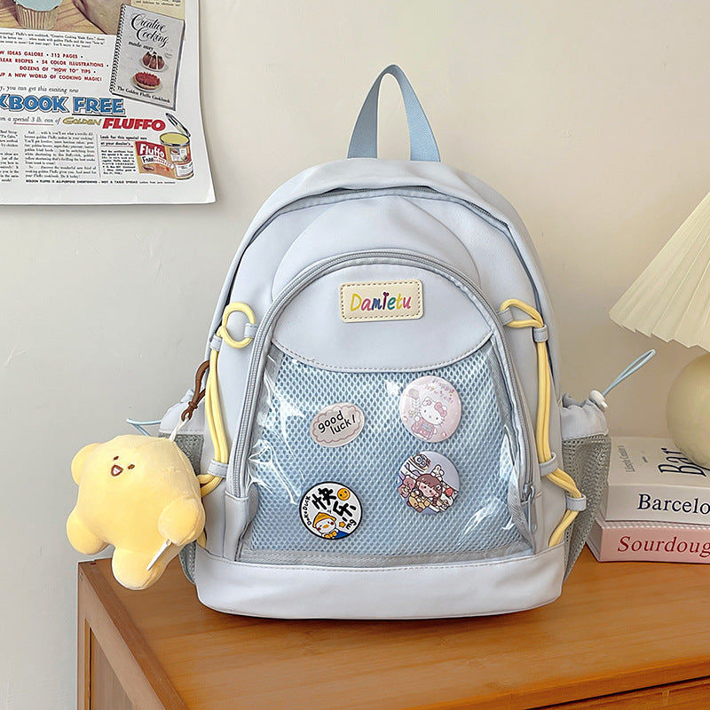Cartoon Snacks Simple Two-dimensional Grain Lightweight Junior Bags