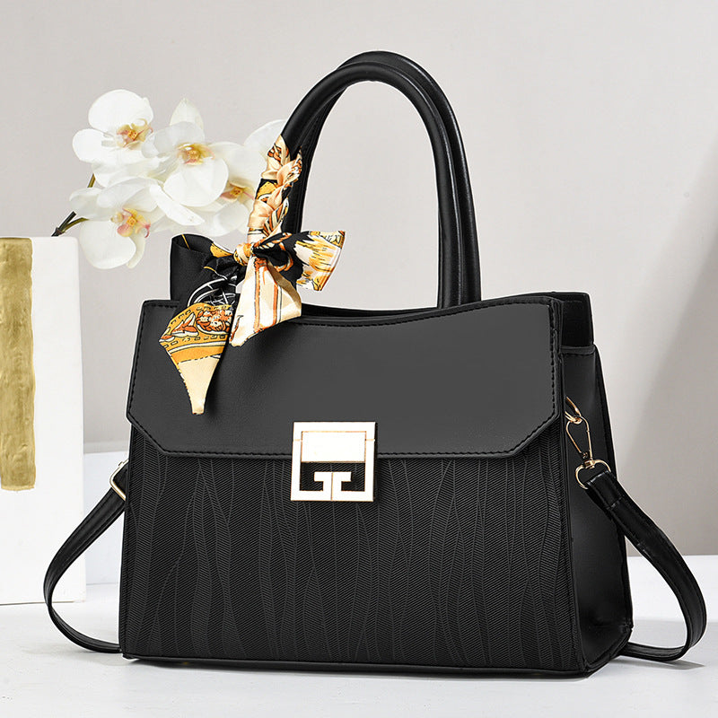 High-grade Embroidered Trendy Wild Large Capacity Small Square Bag