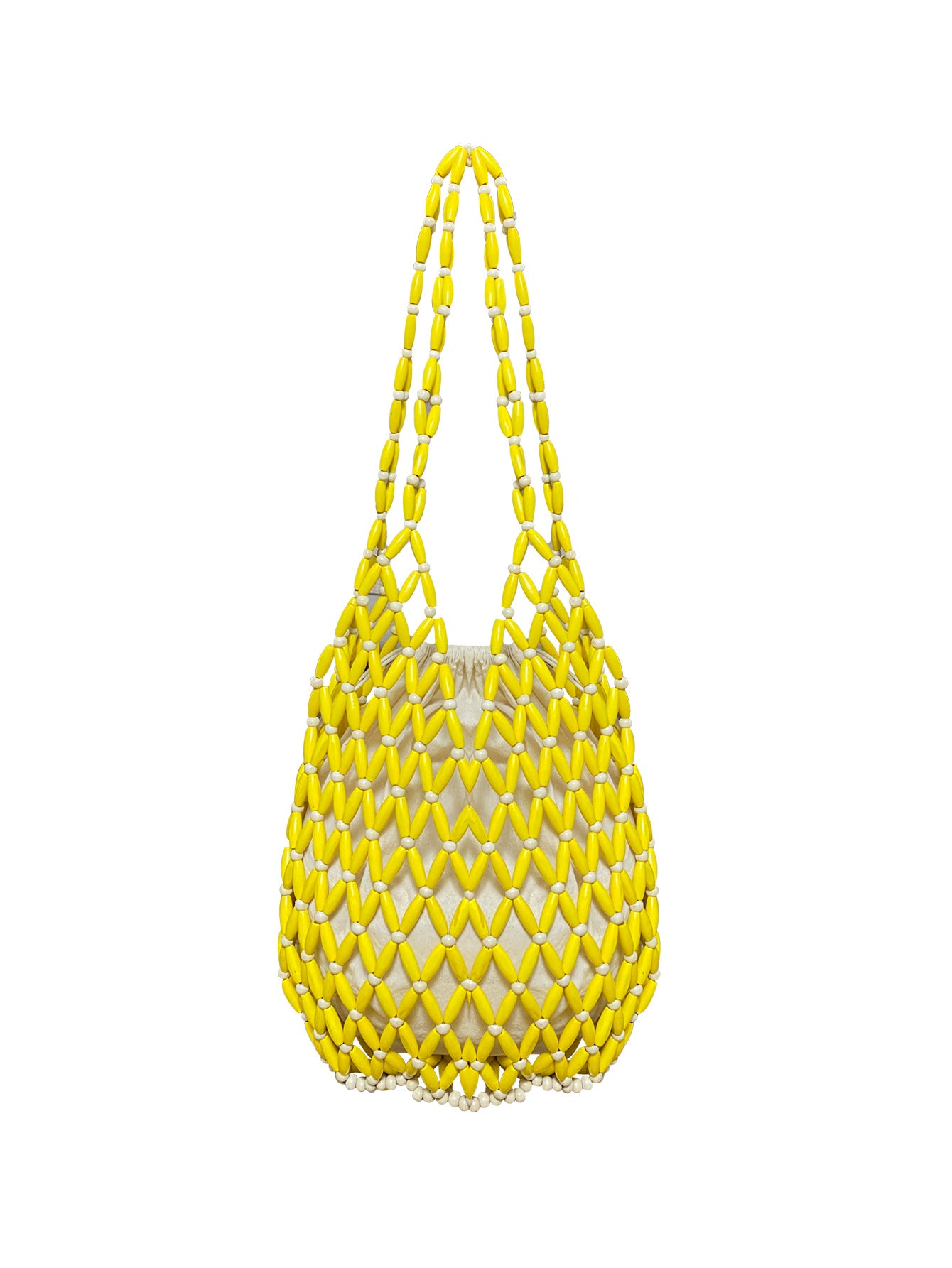 Summer Fashion Design Style Handmade Beaded Weaving Hollow Women's Shoulder Bag