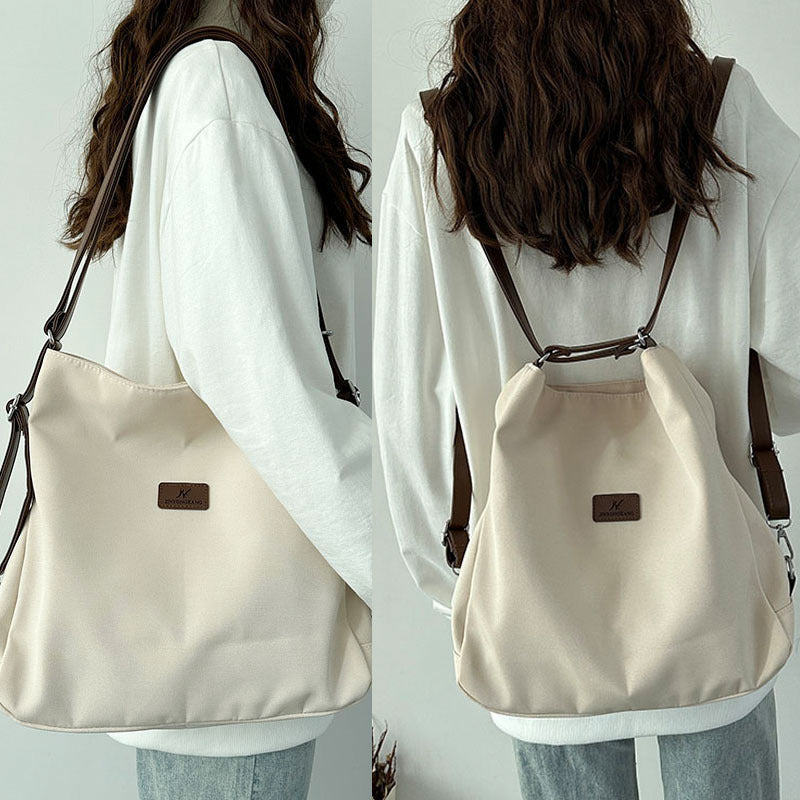Glamorous Female College Canvas Popular Texture Women's Shoulder Bag