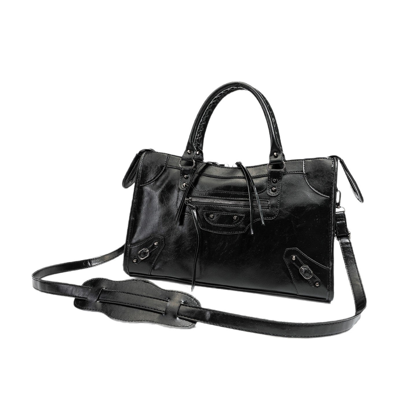 Women's Trendy Cool Hot Motorcycle Advanced Texture Bags