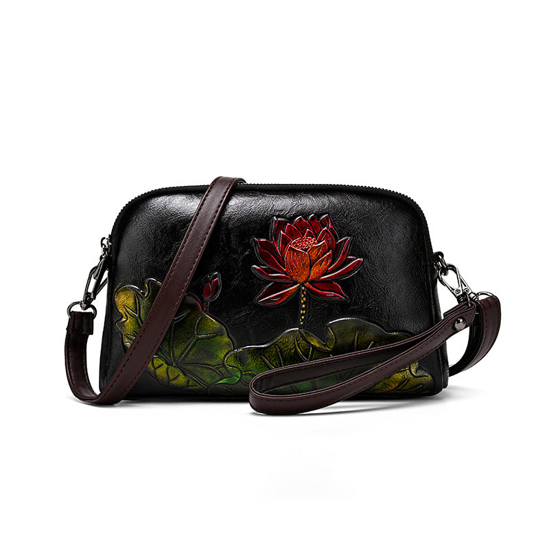 Women's High-grade Light Luxury Ethnic Style Clutch Texture Niche Shoulder Bags