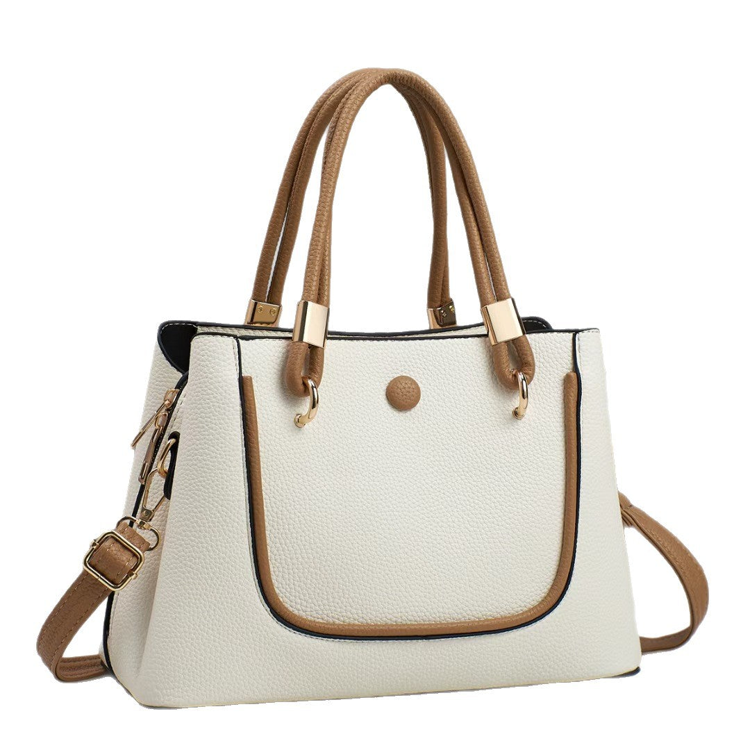 Women's Style Stylish Good Texture Contrast Color Women's Handbag