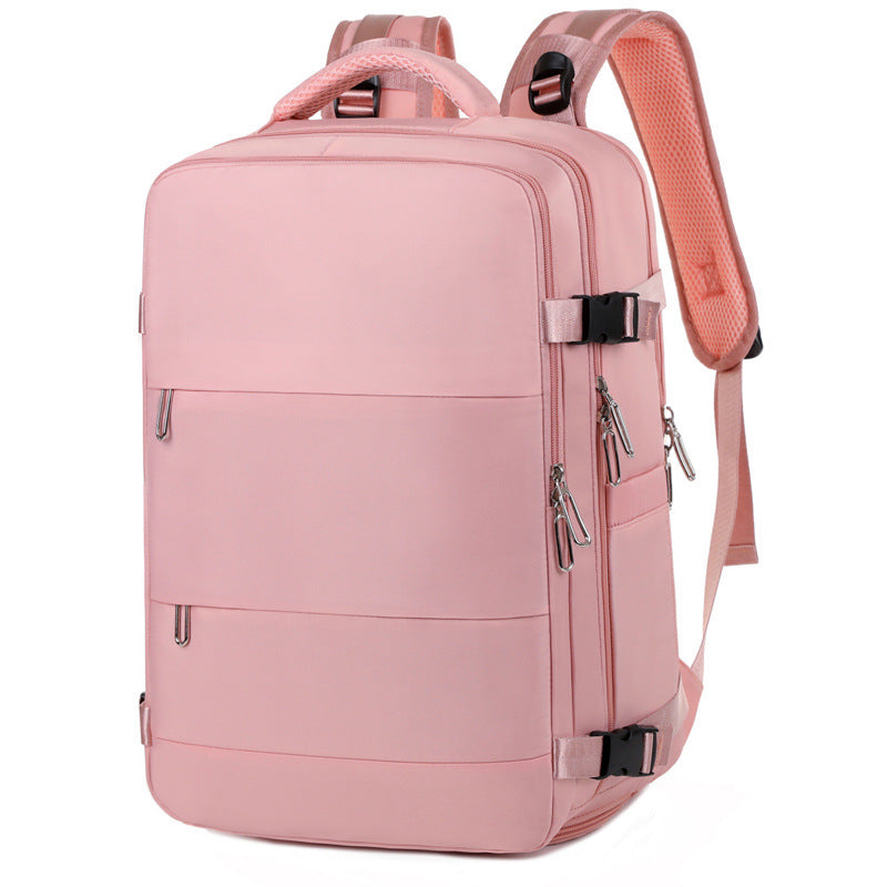 Trendy Large Capacity Portable Double Zipper Business Backpack