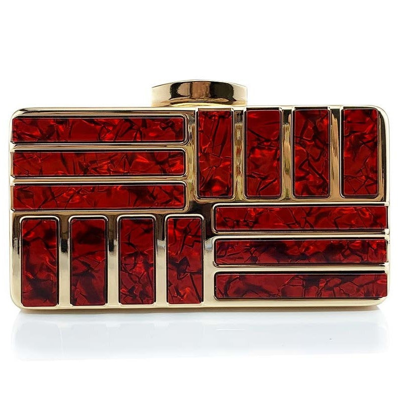 Women's Acrylic Imitation Shell Dress Simple Style Bags