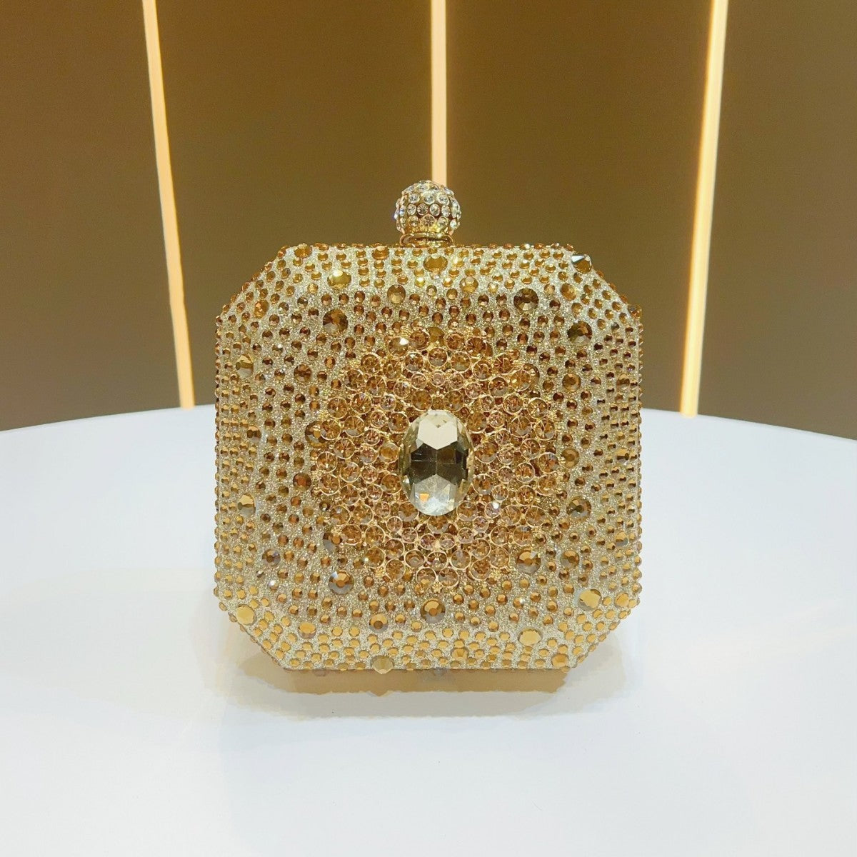 Women's Rhinestone High Sense Drill Decoration Fashion Personality Mini Dinner Bag