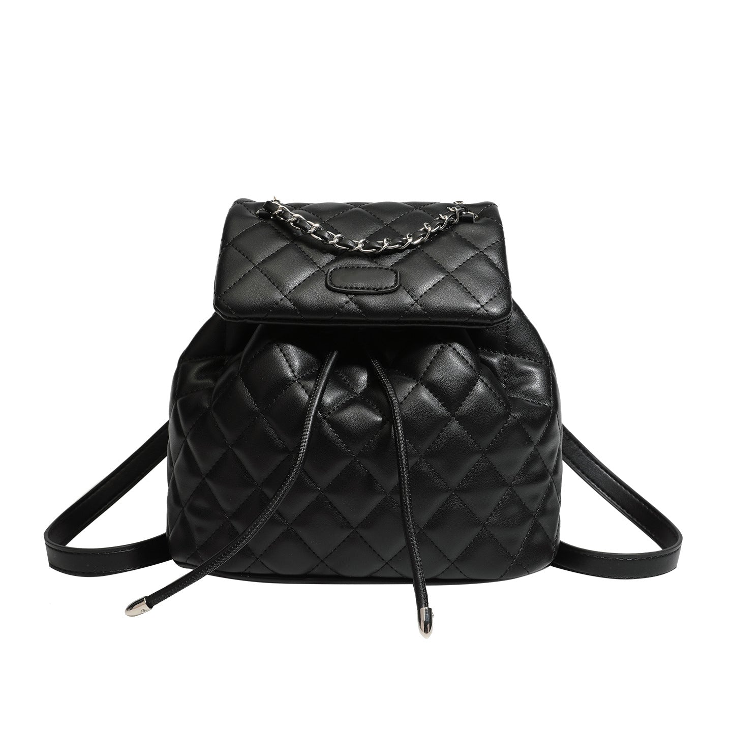 Trendy High-grade Classic Style Rhombus Drawstring Versatile Large Capacity Bucket Bags
