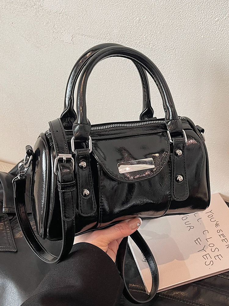 Women's Minority High-grade Oil Wax Leather Trendy Fashion Bags