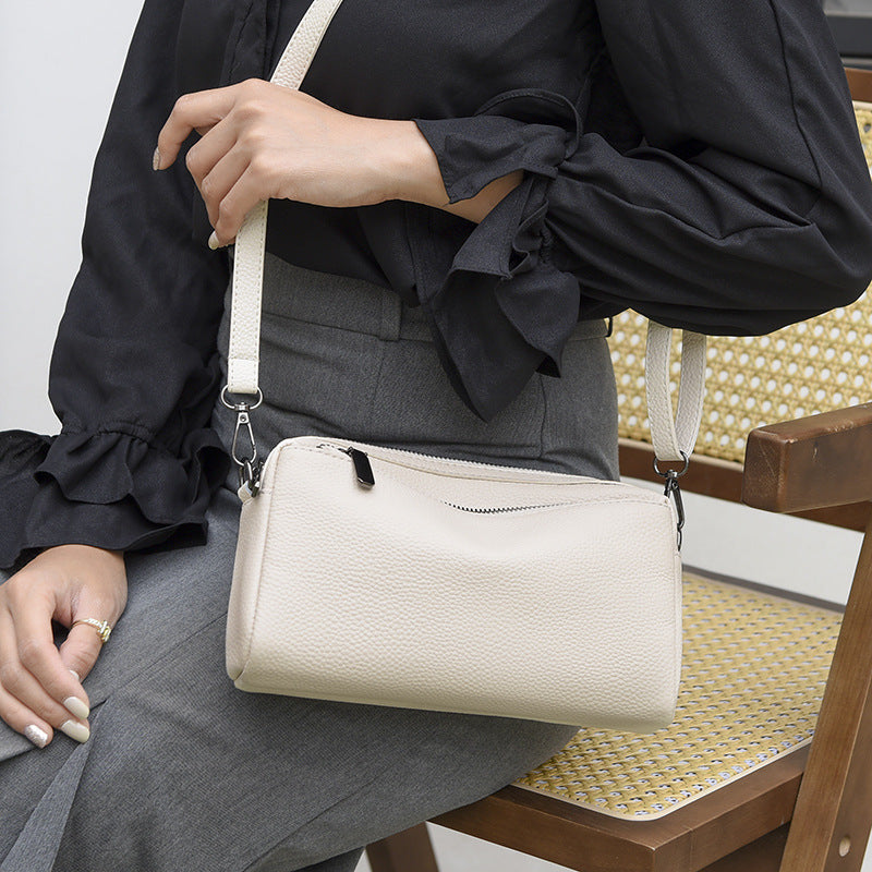Women's Leather Tide First Layer Fashion Large Capacity Bags