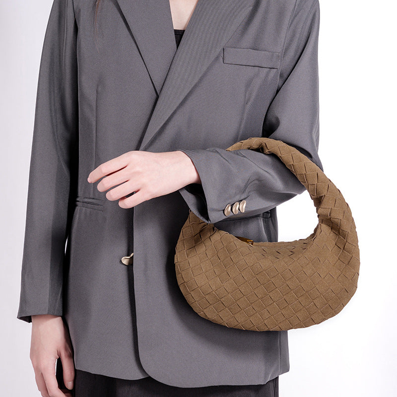 Women's Cloud Dumpling Underarm Large Capacity Croissant Knotted Women's Handbag