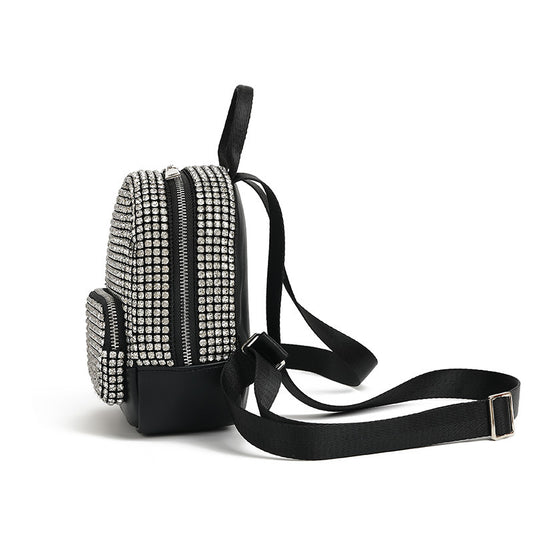 Rhinestone Cute Large Capacity Portable Fashion Trendy Leisure Backpack