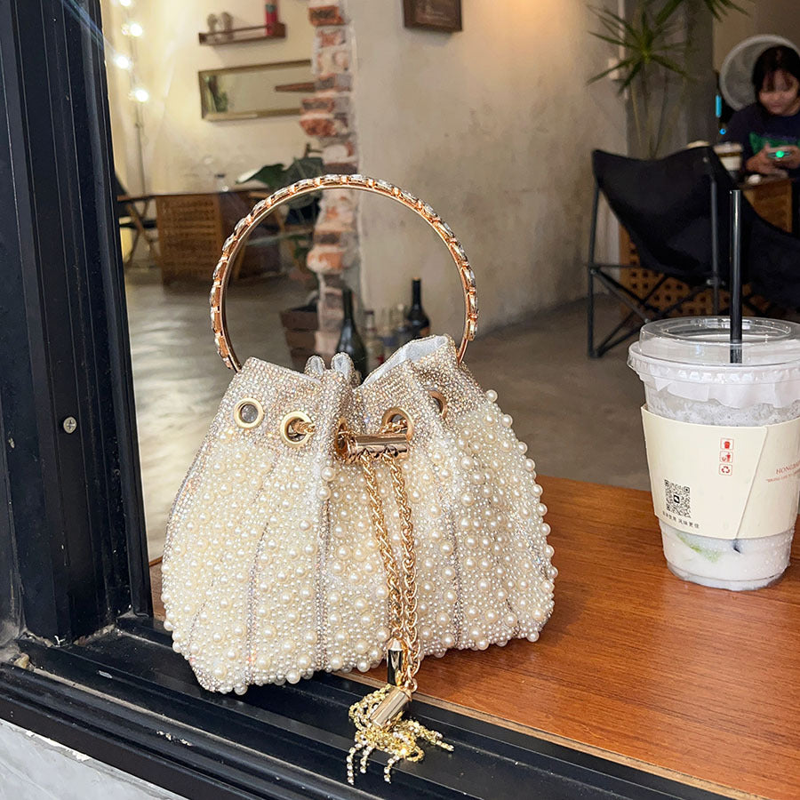 French Simplicity Pearl Chinese Style Niche Women's Handbag