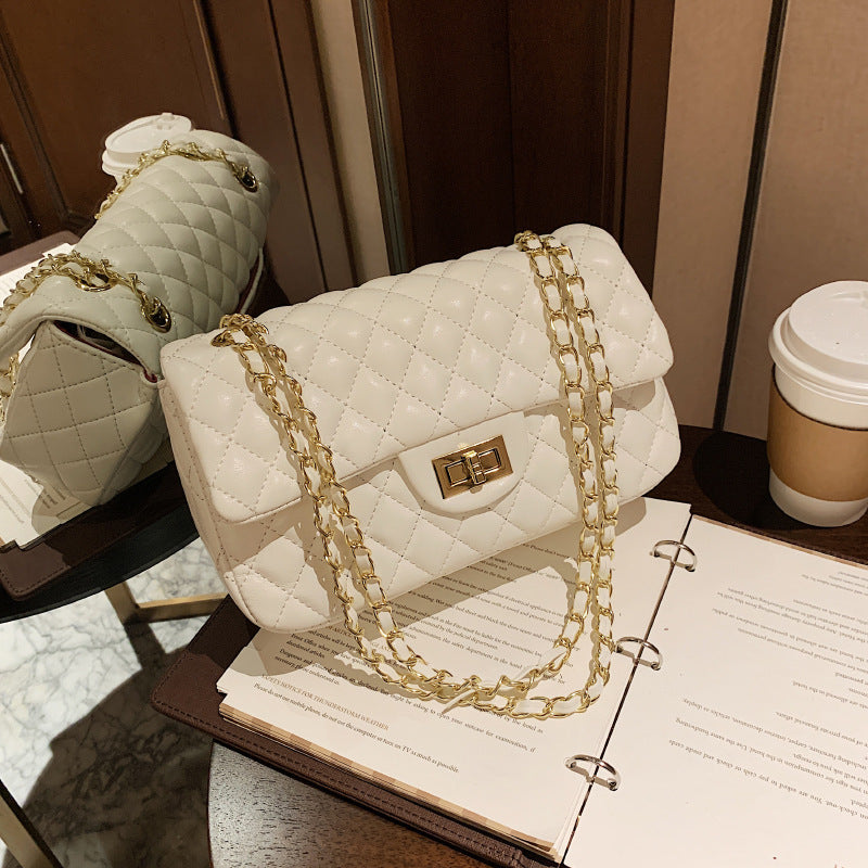 Women's Trendy Stylish Good Texture Diamond Chain Bags