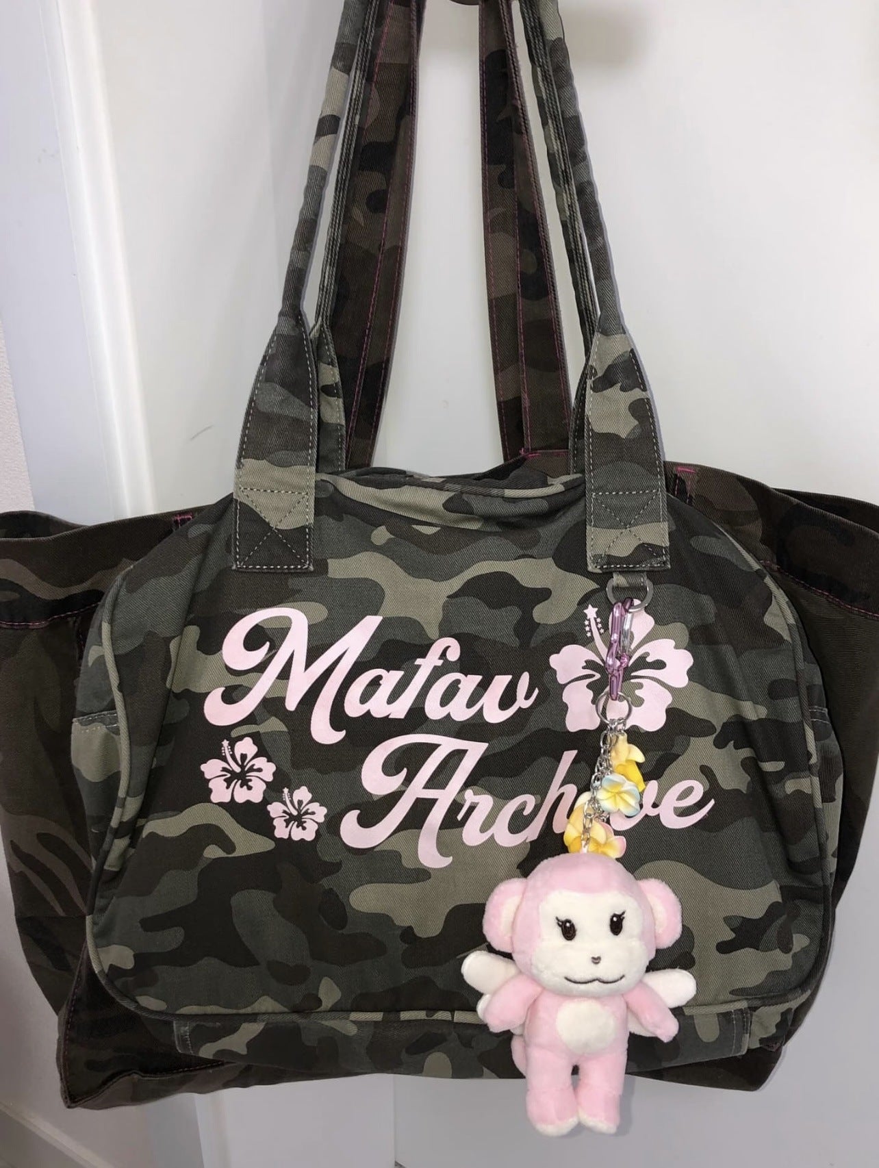 Versatile Women's Underarm Camouflage Pink Niche Handbags