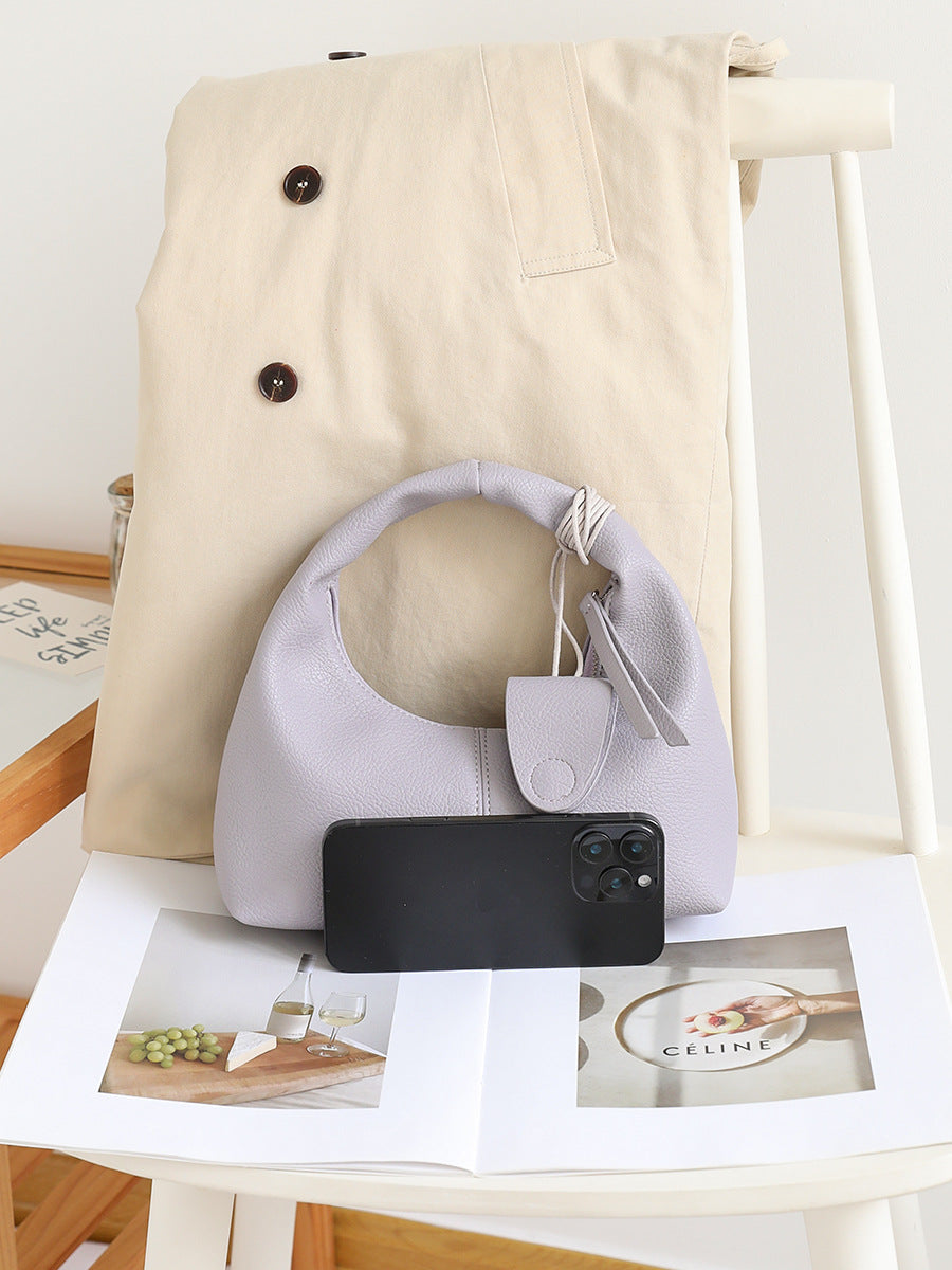 Women's Commuter Carrying Cute Lychee Pattern Soft Leather Women's Handbag