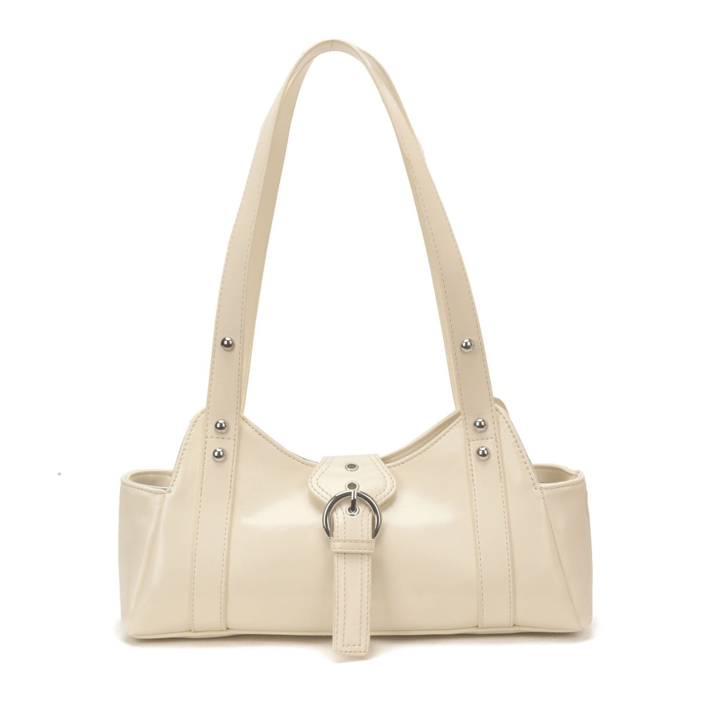 Retro Soft Leather Large Capacity Fashionable Underarm Bag