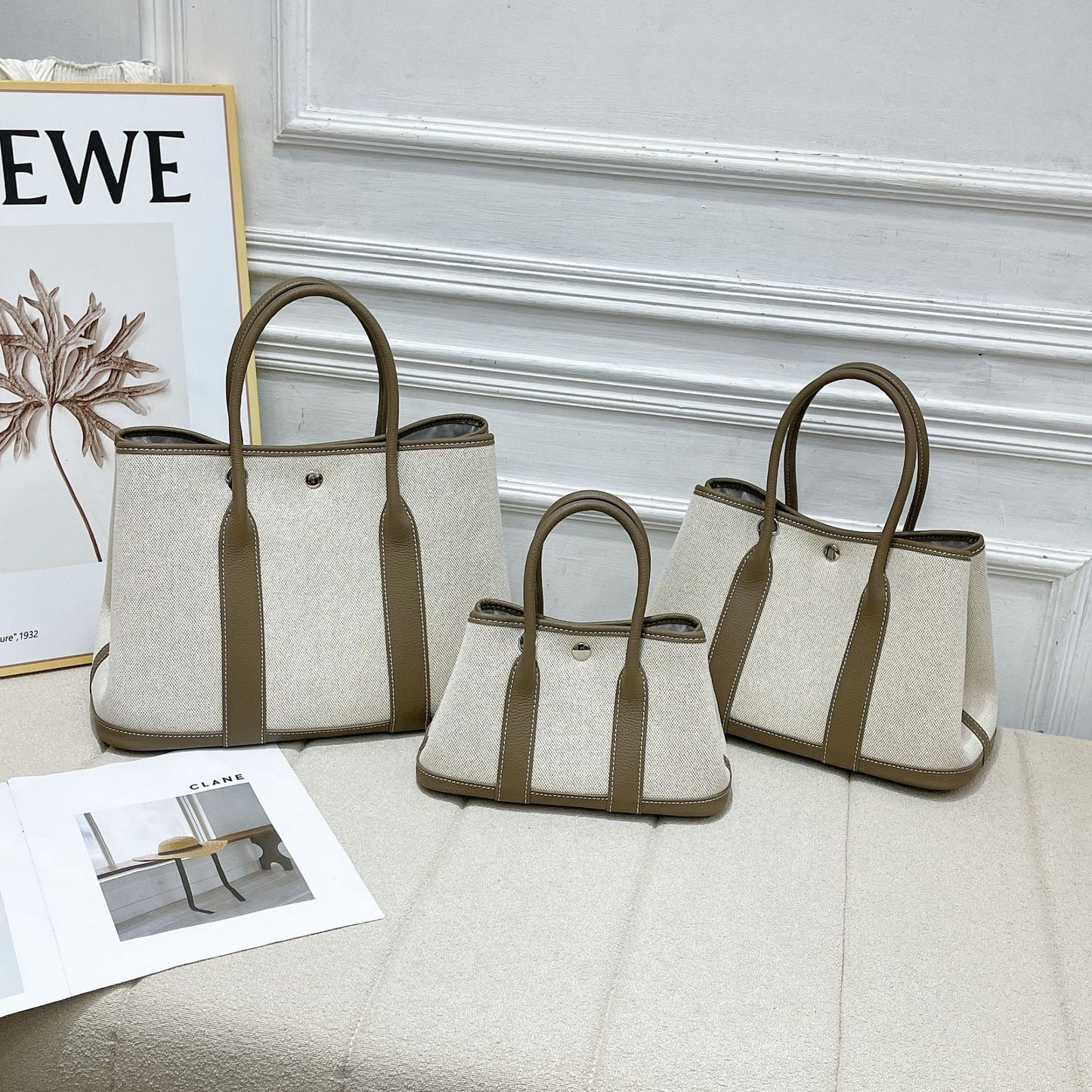 Women's With First Layer Cowhide Large Capacity Handbags
