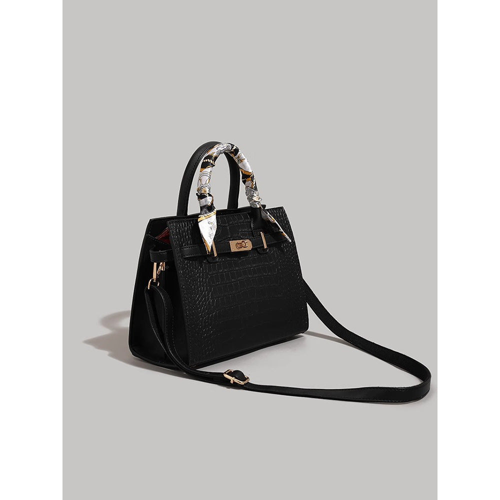 Women's Mother's Day Gift High-grade Crocodile Pattern Tote Bags