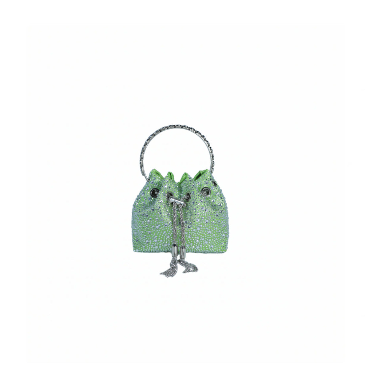 Shiny Advanced Rhinestone Sequins Chain Portable Bucket Bags