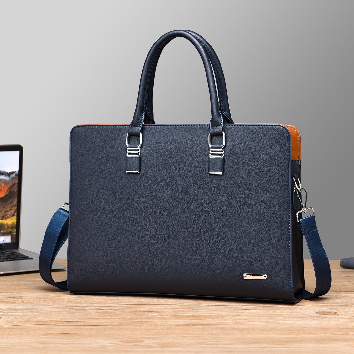 Men's Large Capacity Horizontal Business Trip Men's Briefcase