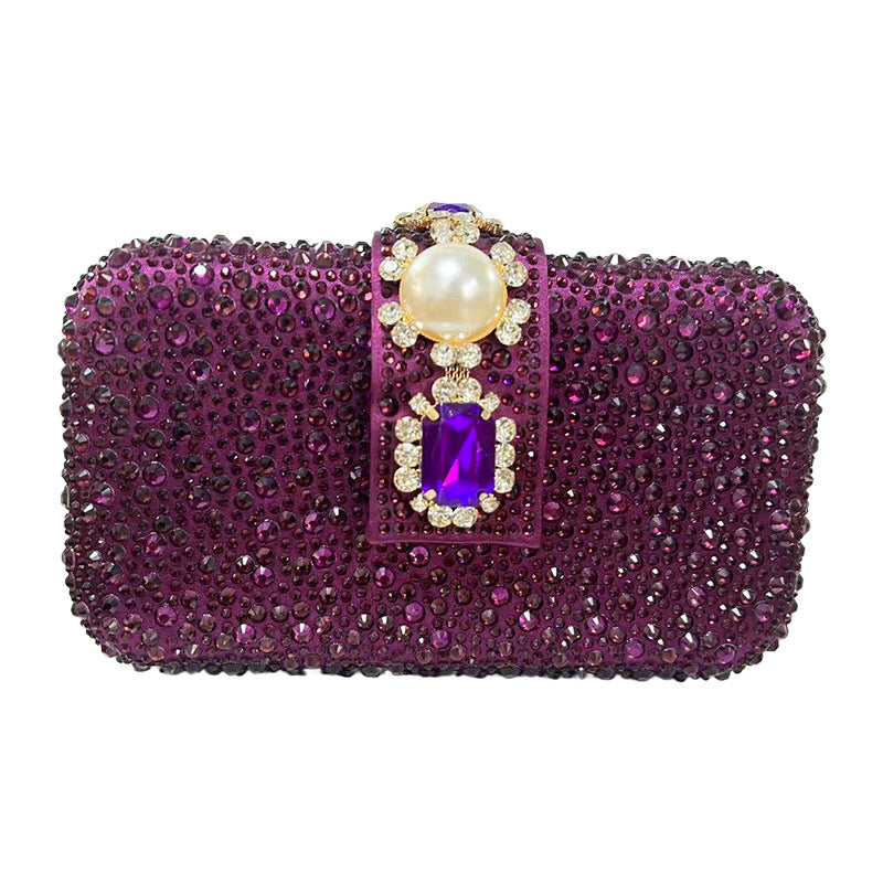 Women's Banquet Silk Clutch Cheongsam Formal Dress Women's Shoulder Bag