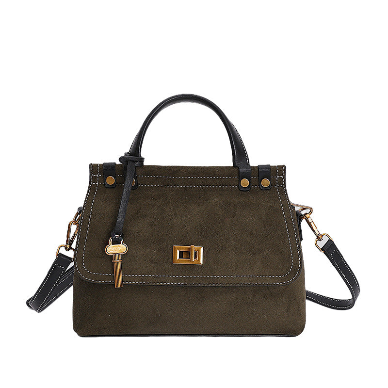 Women's Large Capacity Autumn Matte Fashion Simple Retro Women's Shoulder Bag