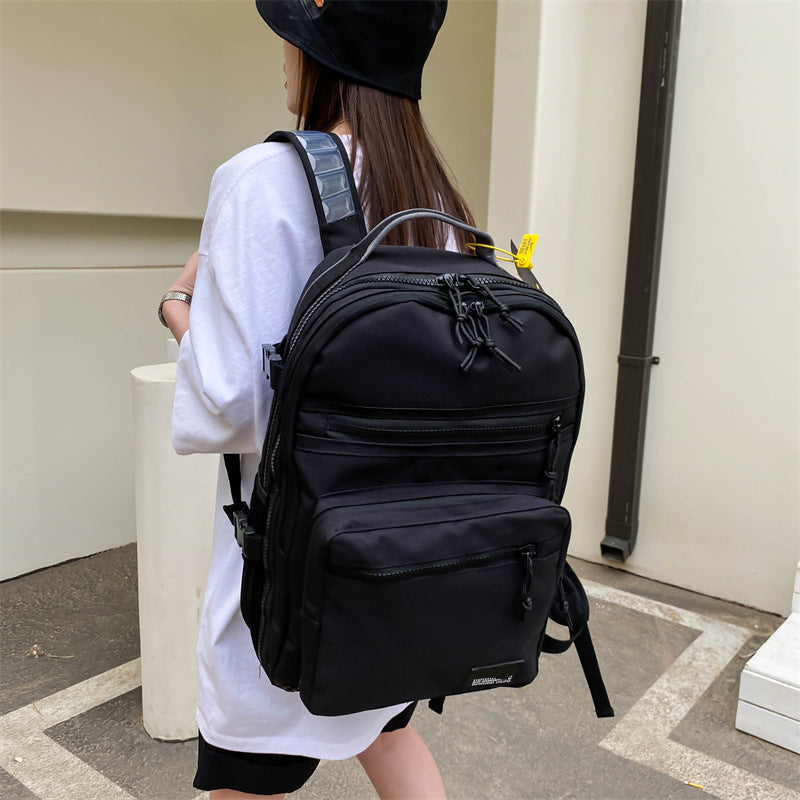 Women's & Men's Fashion Letter Large Capacity High College Universal Backpack