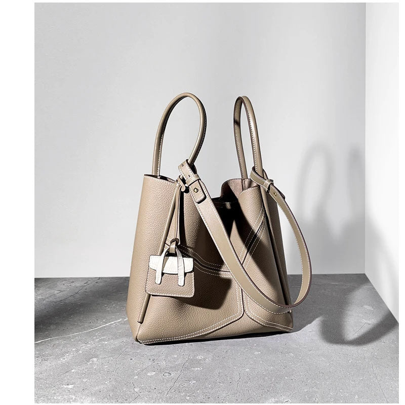 Women's Retro Portable Fashionable Underarm Leather Women's Shoulder Bag