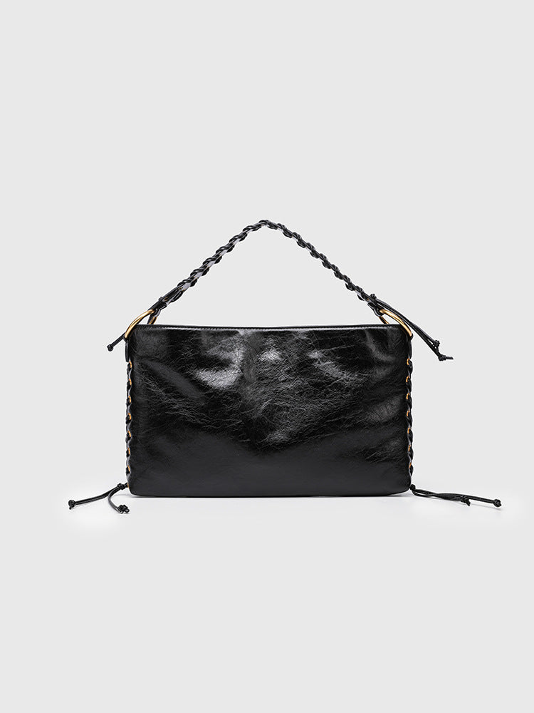 Women's Z Home Large Capacity Woven Metal Eye Bags