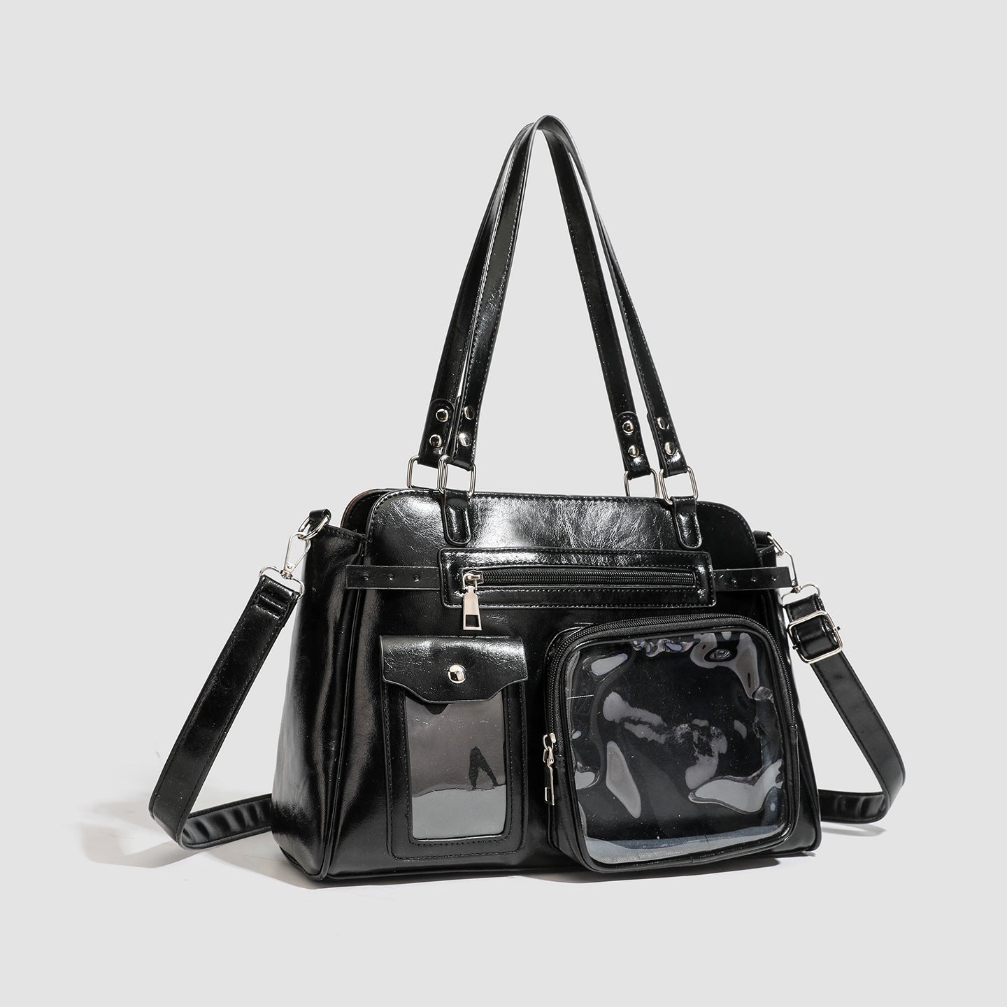Motorcycle Cartoon Two-dimensional Storage Bracket Large Capacity Backpacks