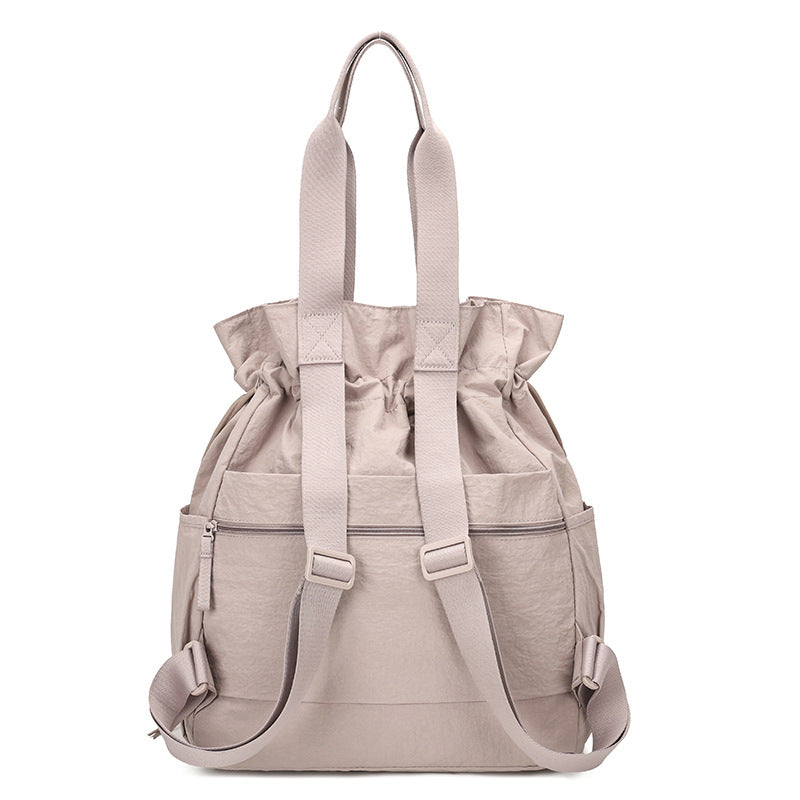 Elegant Multifunctional Large Capacity Drawstring Portable Women's Shoulder Bag