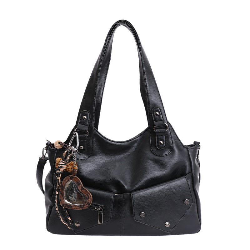 Women's Winter Stitching Commuter Large Capacity Shoulder Bags