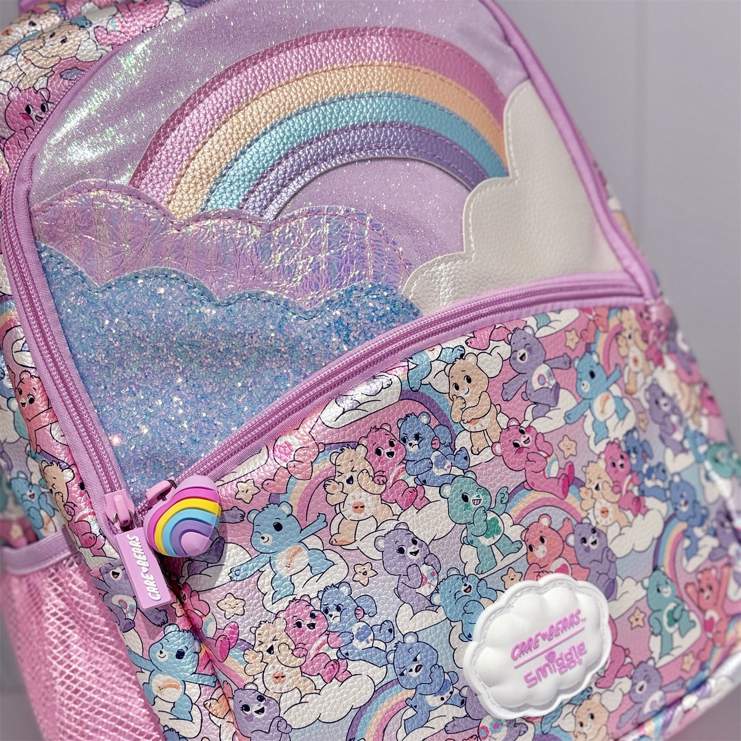 Australian Pink Rainbow Bear Decompression Marvel Primary School Bag