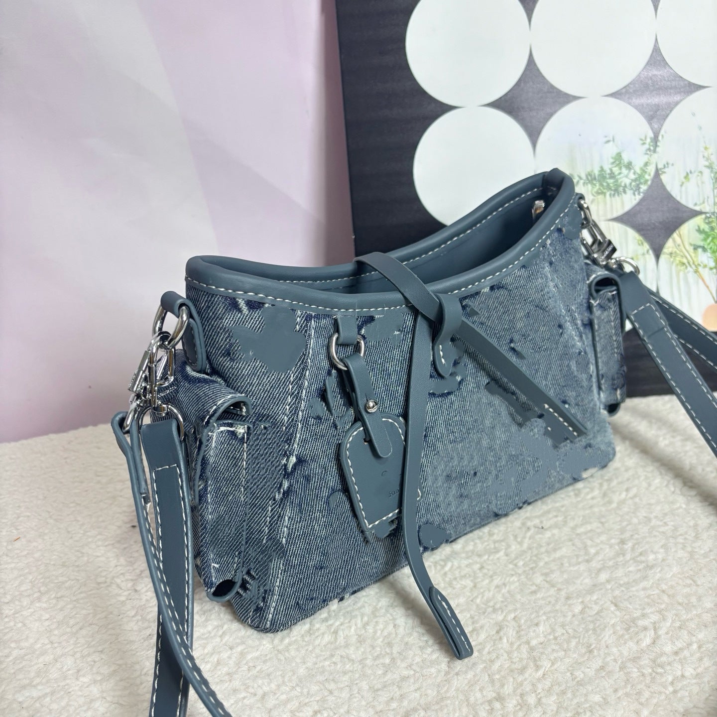 Women's Denim Large Capacity Commuting Fashion Underarm Women's Messenger Bag