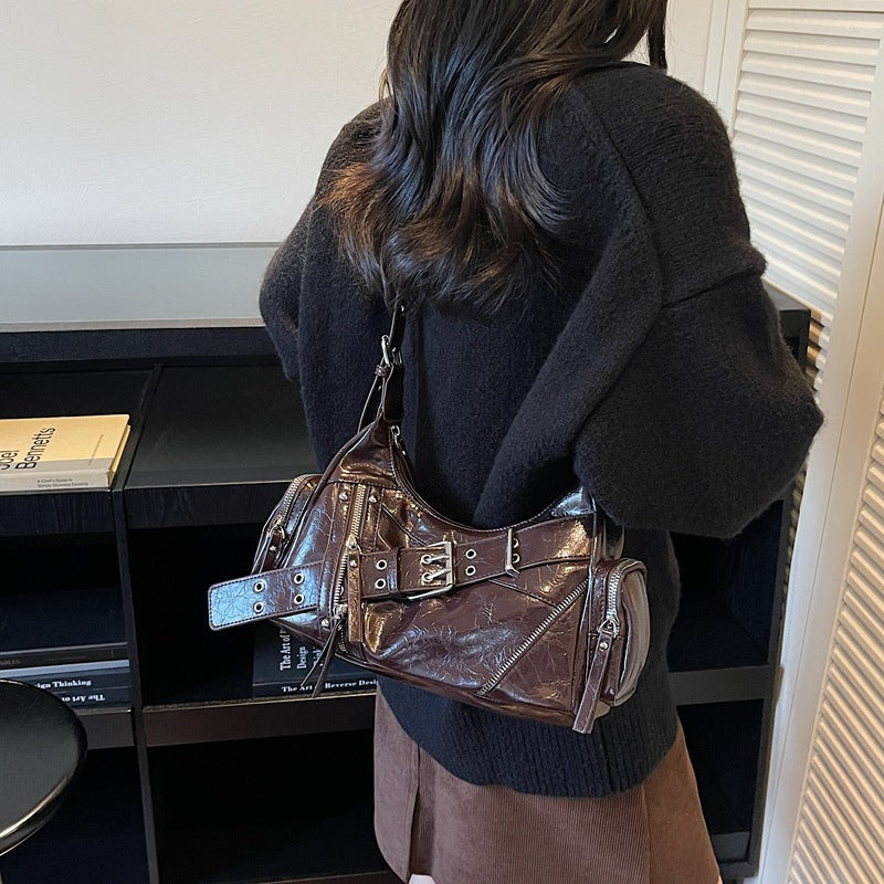Motorcycle Retro Commuter One Underarm High Sense Bags