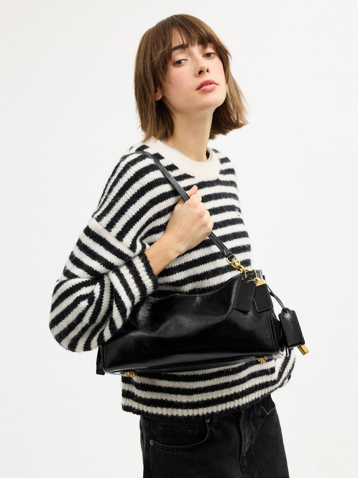 Women's Design Large Capacity Hand Holding Baguette Women's Shoulder Bag