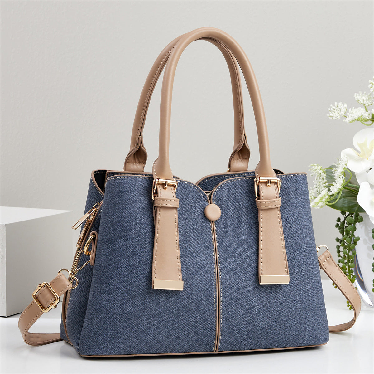 Women's Light Luxury Trendy Fashionable Large Capacity Solid Women's Shoulder Bag