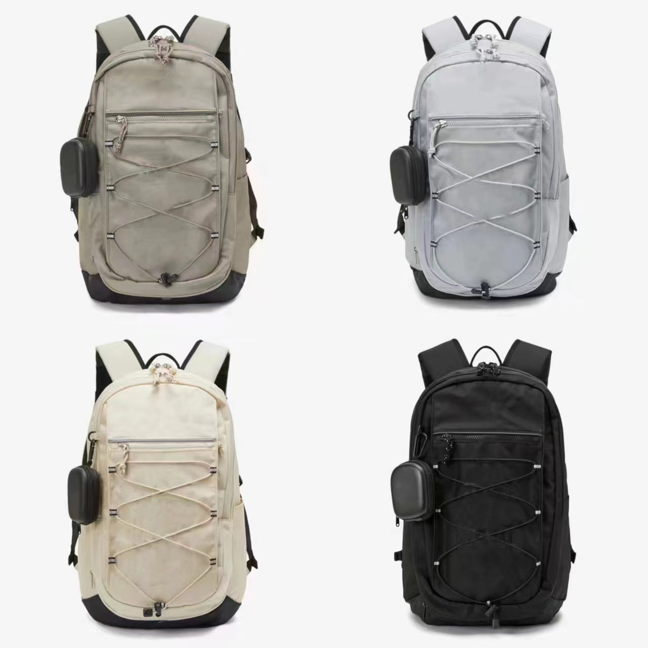 Home College Three-piece Set Decompression Large Capacity Backpacks