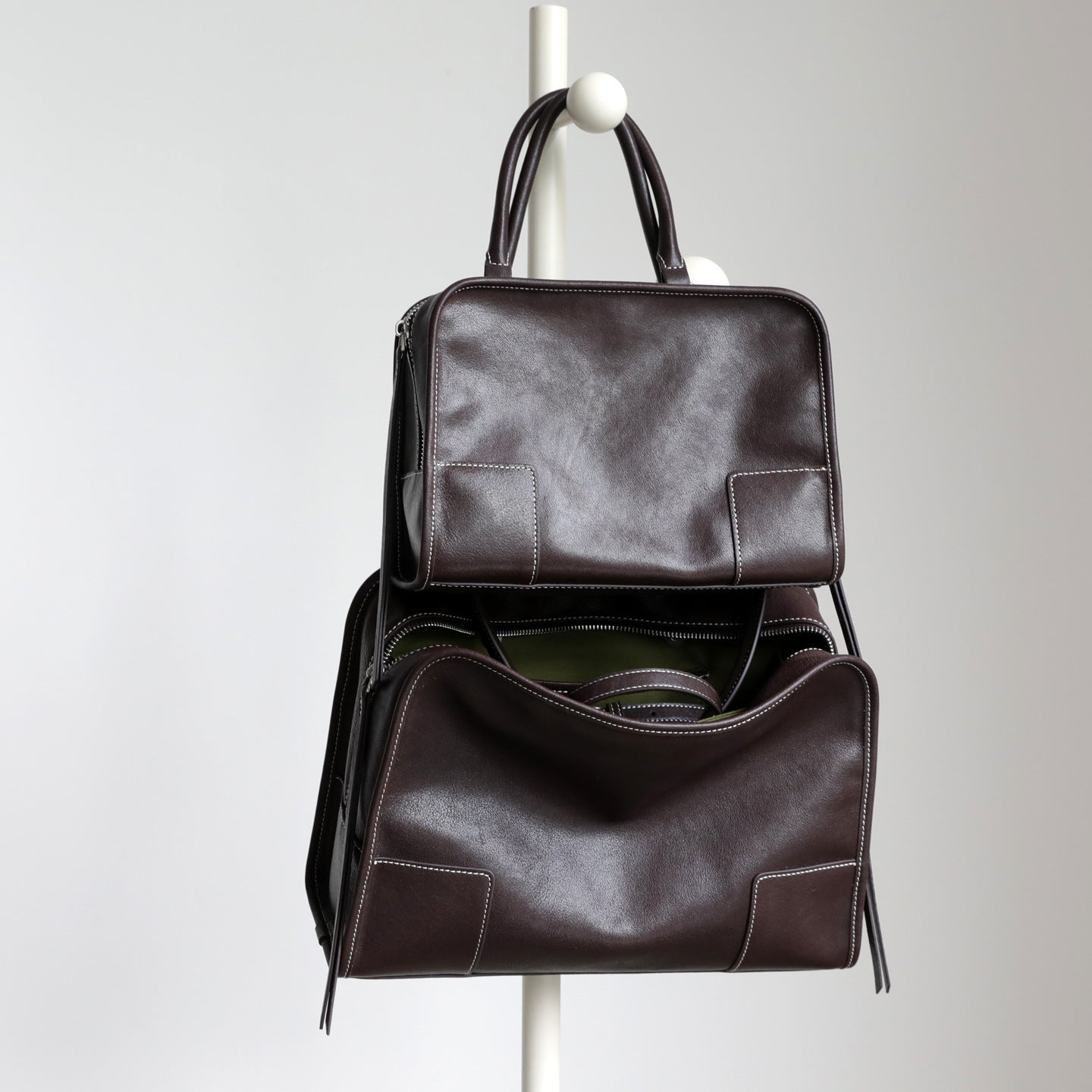 Women's Capacity Vegetable Tanning Leather Underarm Relaxed Lazy Women's Shoulder Bag