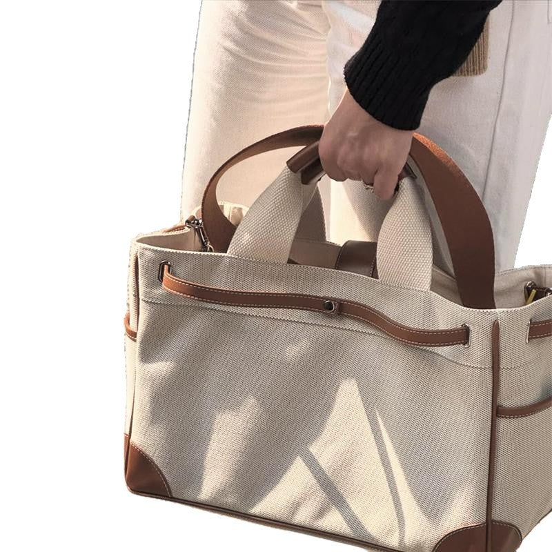 Large Capacity Milk Back Multifunctional Canvas Handbags
