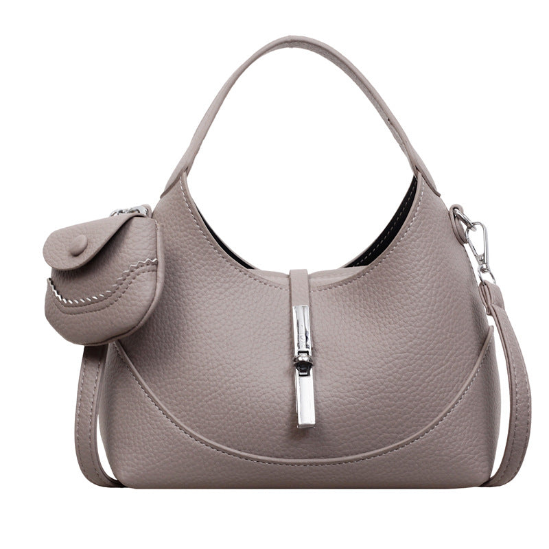 Women's Korean Style Niche Soft Leather Lazy Temperament Women's Messenger Bag